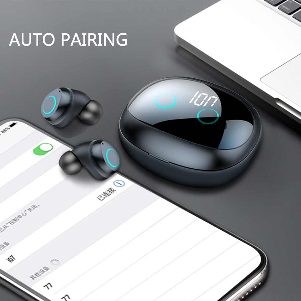 Tai Nghe Không Dây I07 BT5.0 Điều Khiển Cảm Ứng Giảm Tiếng Ồn Với Hộp Sạc Không Thấm Nước Màn Hình Kỹ Thuật Số