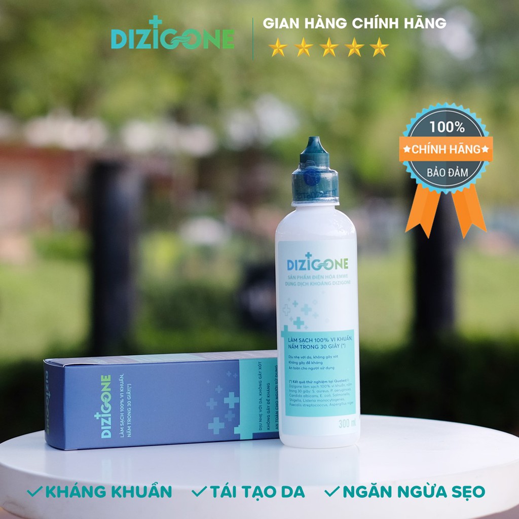 Nước súc miệng Dizigone 300ml dùng cho người bị loét miệng, nhiệt miệng, hôi miệng - hiệu quả sau 24 giờ.