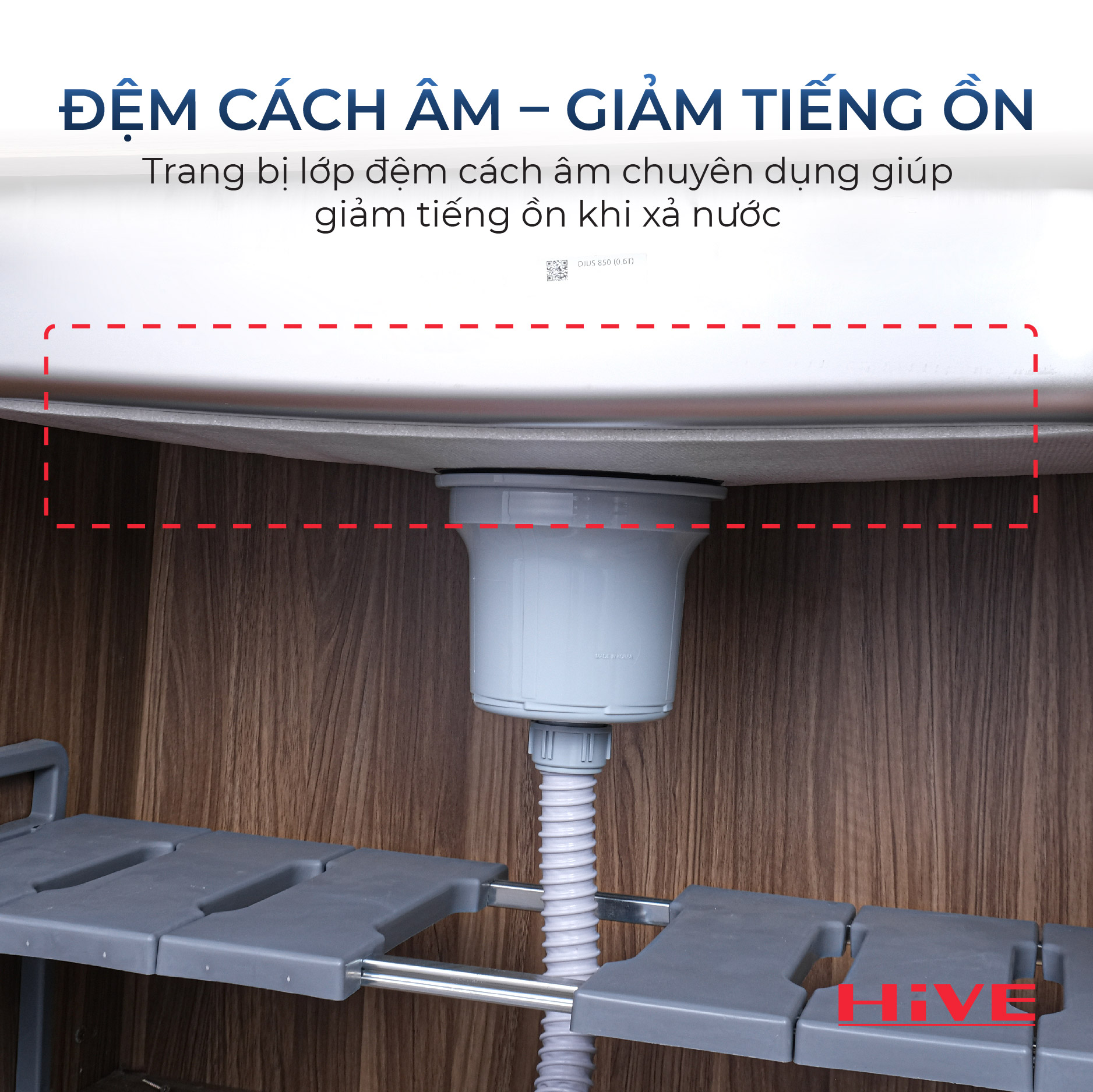 KỆ BỒN RỬA CHÉN INOX DJVW-001