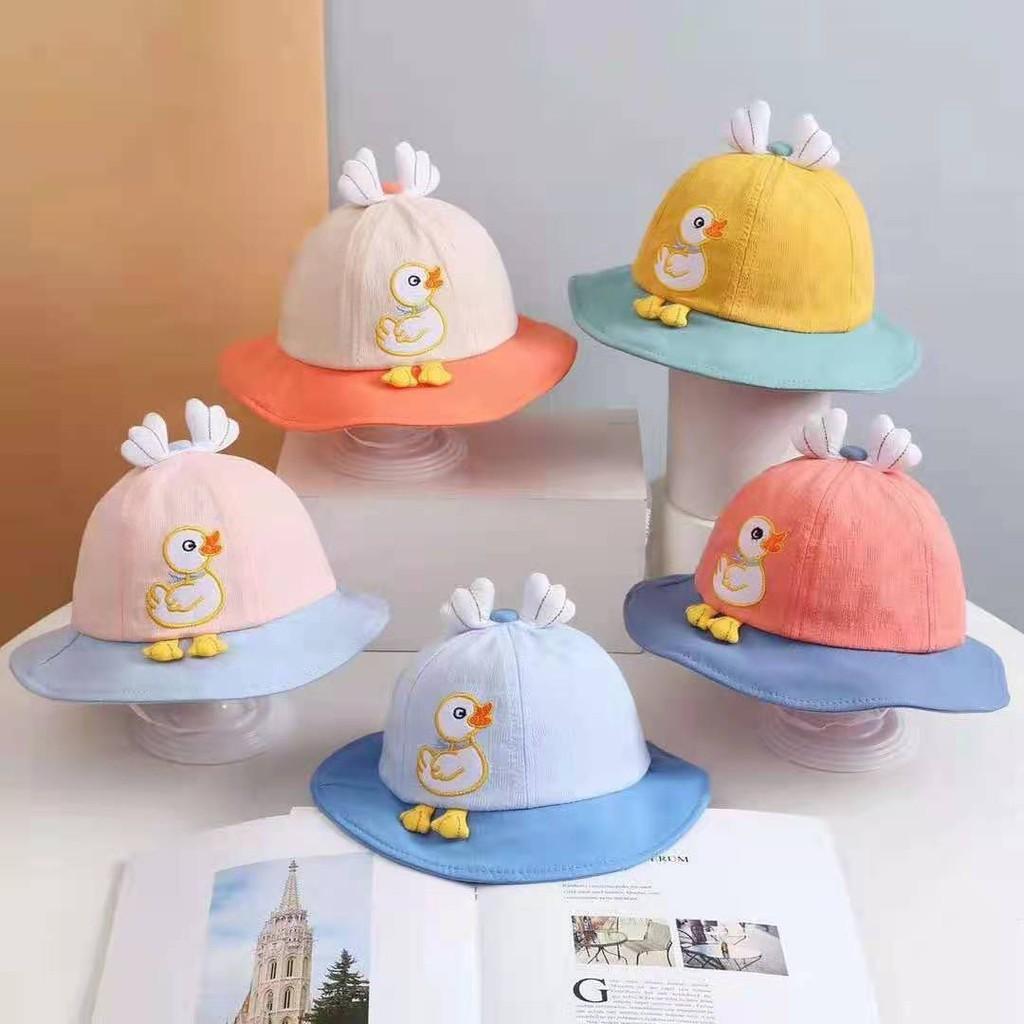 Mũ vành tròn Vịt xinh cute siêu đẹp siêu mềm cho bé trai bé gái từ 0-3 tuổi