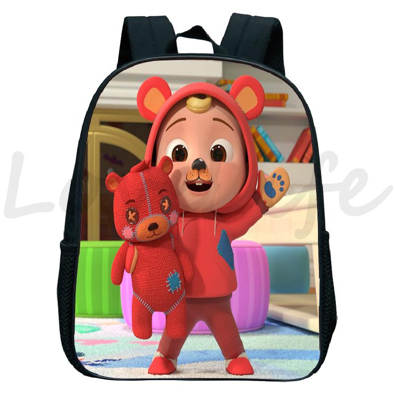 Bé Trai Bé Gái Cocomelon Mẫu Giáo Ba Lô Cho Bé Mini Túi Sách Trẻ Em Hoạt Hình Học Trẻ Bắt Đầu Trường Có Túi Quà Tặng