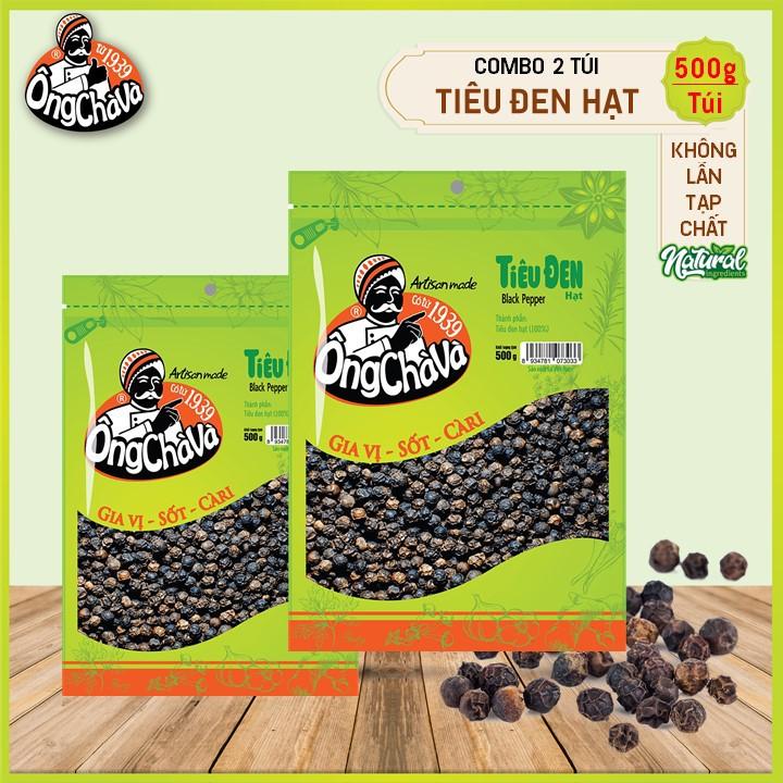 Combo 2 Túi Tiêu Đen Hạt Ông Chà Và 500g