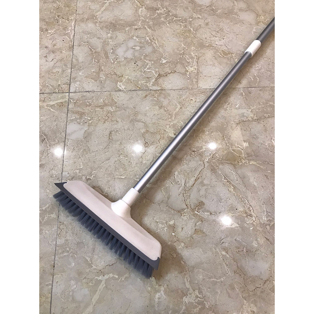 Cây chà sàn nhà tắm đa năng 2 trong 1, chổi cọ sàn và gạt nước, cán tăng giảm chiều dài Kitimop-Z1