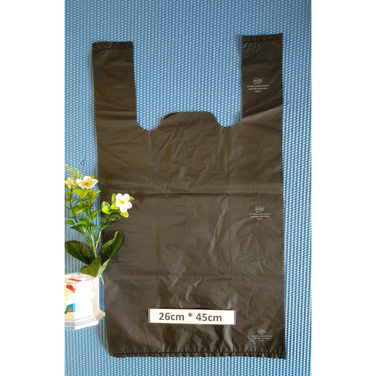 1 Kí Bao Ni Lông Tự Hủy Sinh Học - Kiều Gia - Màu ĐEN- 8 Size / 1 Kilograms Of Bio-degradable Shopping Bags - KieuGia - Color BLACK- 8 Sizes