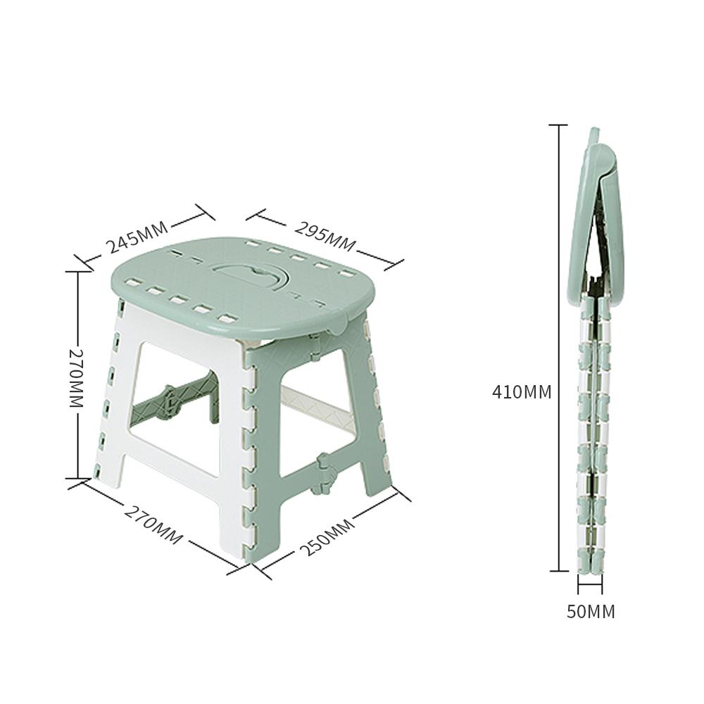 Ghế đẩu nhựa cầm tay, có thể xếp gọn, thiết kệ bo tròn, an toàn cho trẻ nhỏ