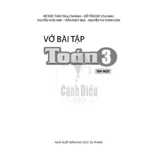 Vở Bài Tập Toán 3 Tập 1 - Cánh Diều