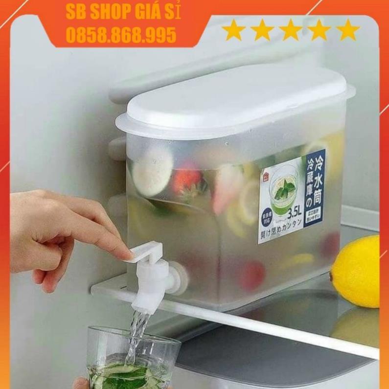 Bình nước tủ lạnh 3.5 lít có vòi chuyên để tủ lạnh siêu tiện lợi