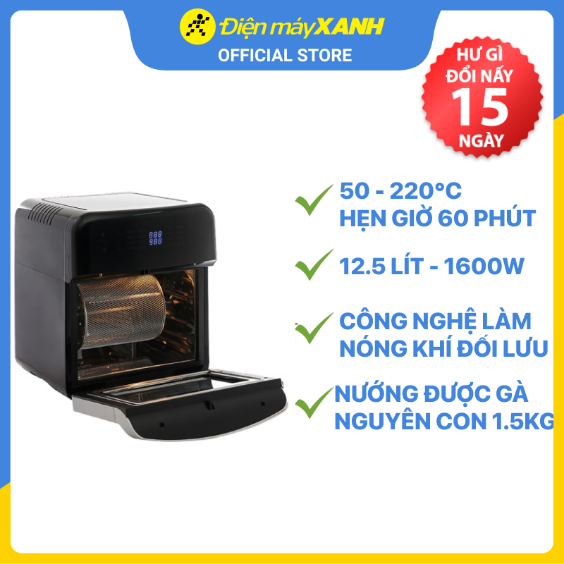 Lò chiên không dầu Kangaroo KG12AF6A 12 lít - Hàng chính hãng