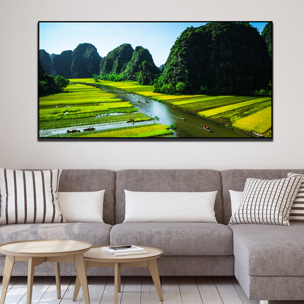 Tranh Canvas Kèm Khung Viền PGTK250 (60 x 120 cm)