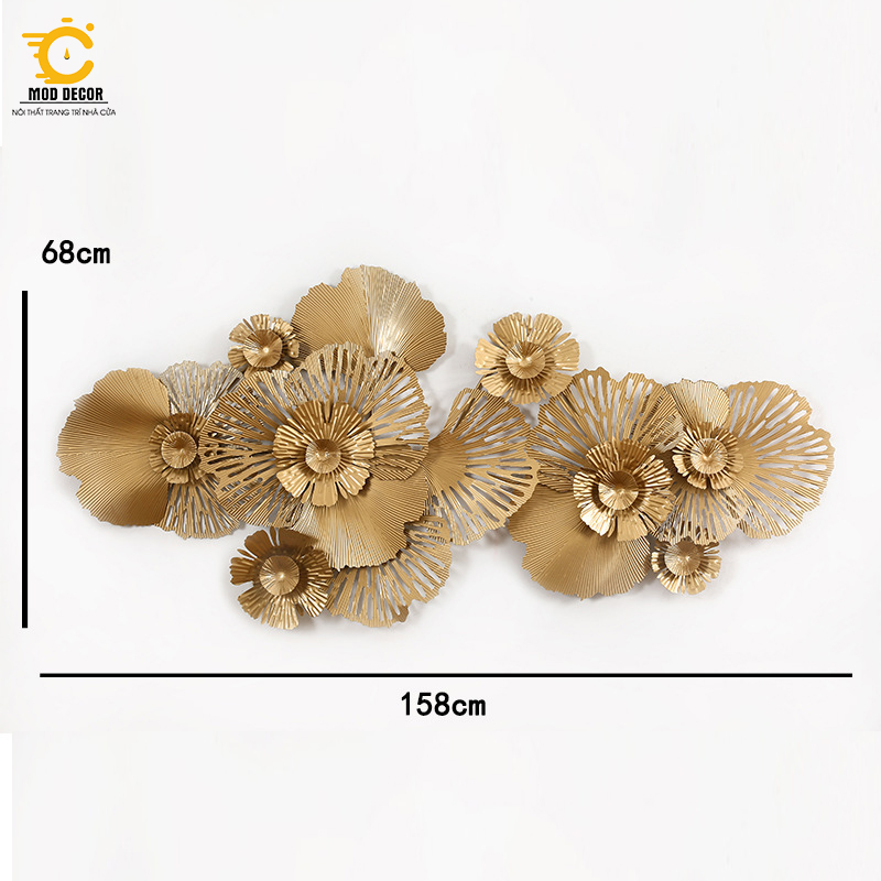 Tranh sắt treo tường trang trí MOD Decor, phong cách Bắc Âu nghệ thuật Lianzhang JJT mã 951