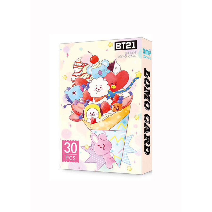 Bộ Ảnh Thẻ BTS Lomo Card BT21