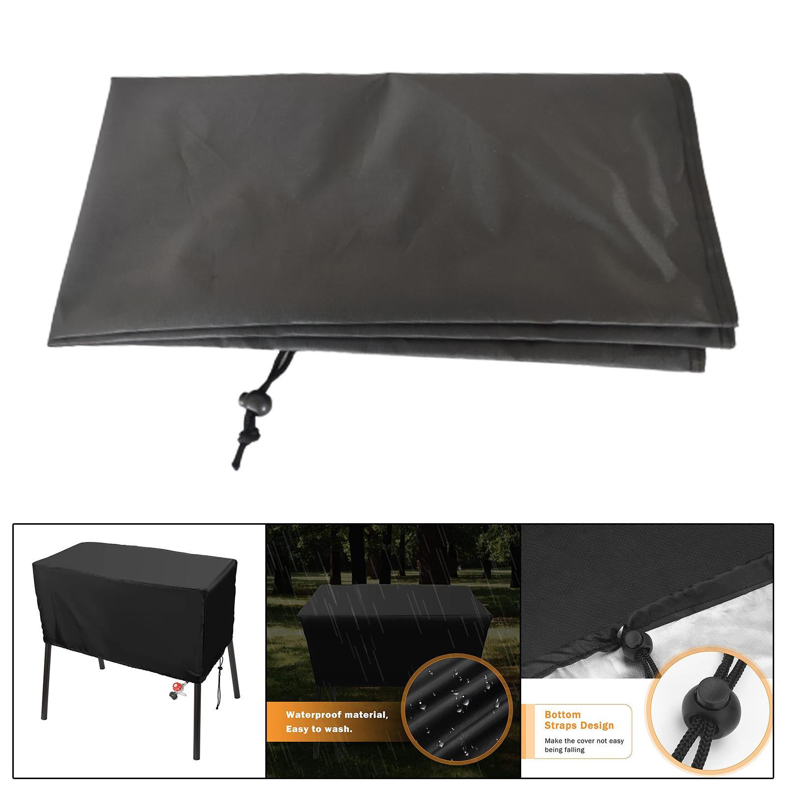 Burner Patio Cover for Double Burner Cooker BBQ Oxford Cloth Barbeque Cover
