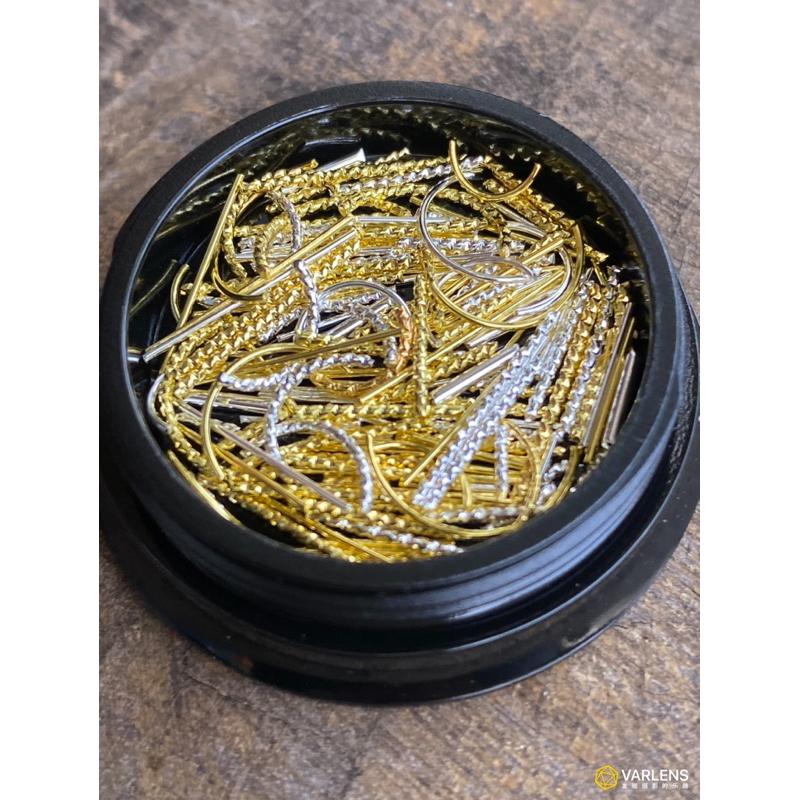 Charm thanh bạc và mix size thả,trang trí móng
