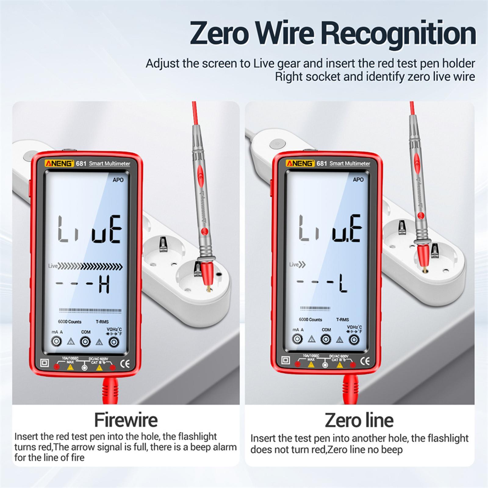 Digital Multimeter Electric meter Wide Measuring Multi Tester