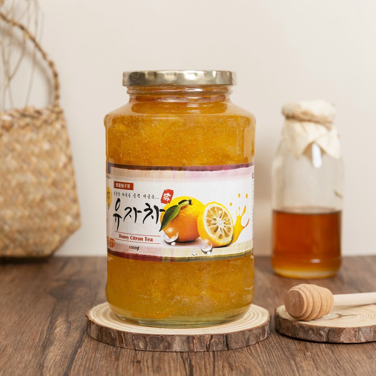 Trà mật ong chanh Miwami Hàn Quốc Honey Citron Tea - khắc phục hiệu quả ho, viêm họng, thúc đẩy tiêu hóa, đào thải độc tố, làm đẹp da, tăng cường sức đề kháng
