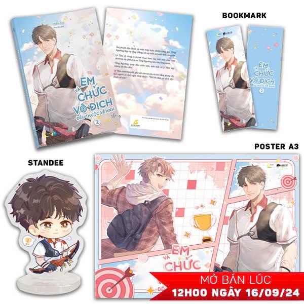Sách - Em Và Chức Vô Địch Đều Thuộc Về Anh - Tập 2 - Bản Đặc Biệt - Tặng Kèm Bookmark + Poster A3 + Standee Chibi