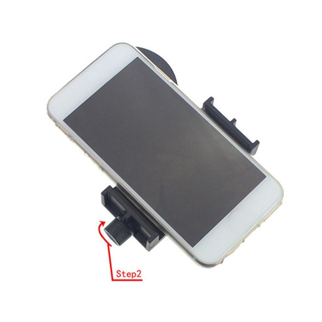 2 Pieces Universal Camera Adapter Smartphone Capturer Holder Mount Barcket for Binoculars Monocular Scopes Telescopes 26.4-46.4mm