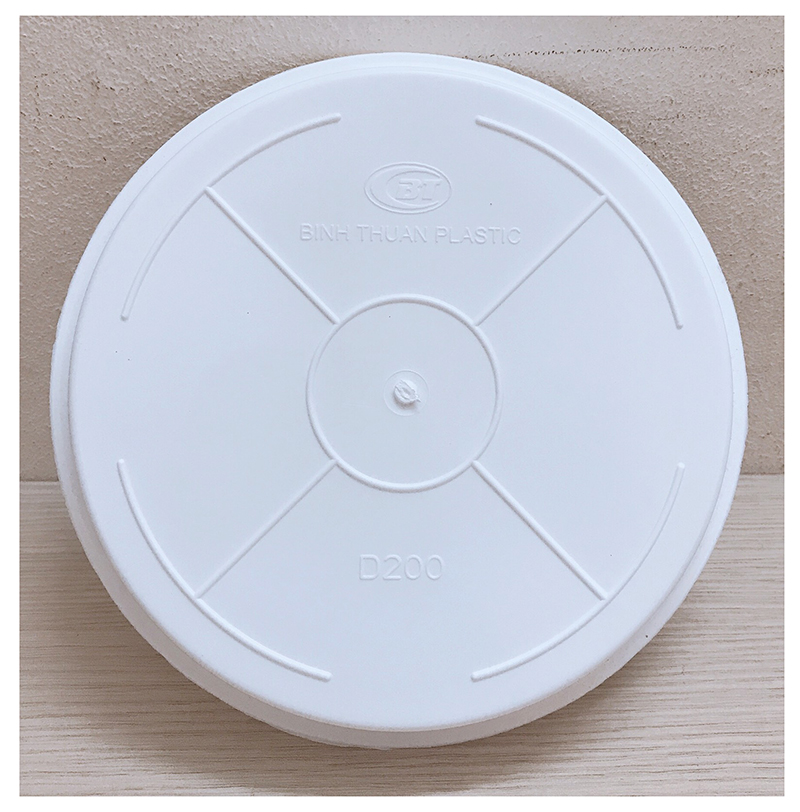 10 Khay Lót Đế Chậu D200 Binh Thuan Plastics - Màu Trắng