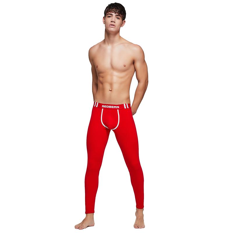 Mới Dài Johns Nam Ấm Căng Giãn Nhiệt Quần Lót Nam Thời Trang Các Phòng Tập Thể Dục Đáy Quần Legging Nhà Pijama Dài Quần Dài