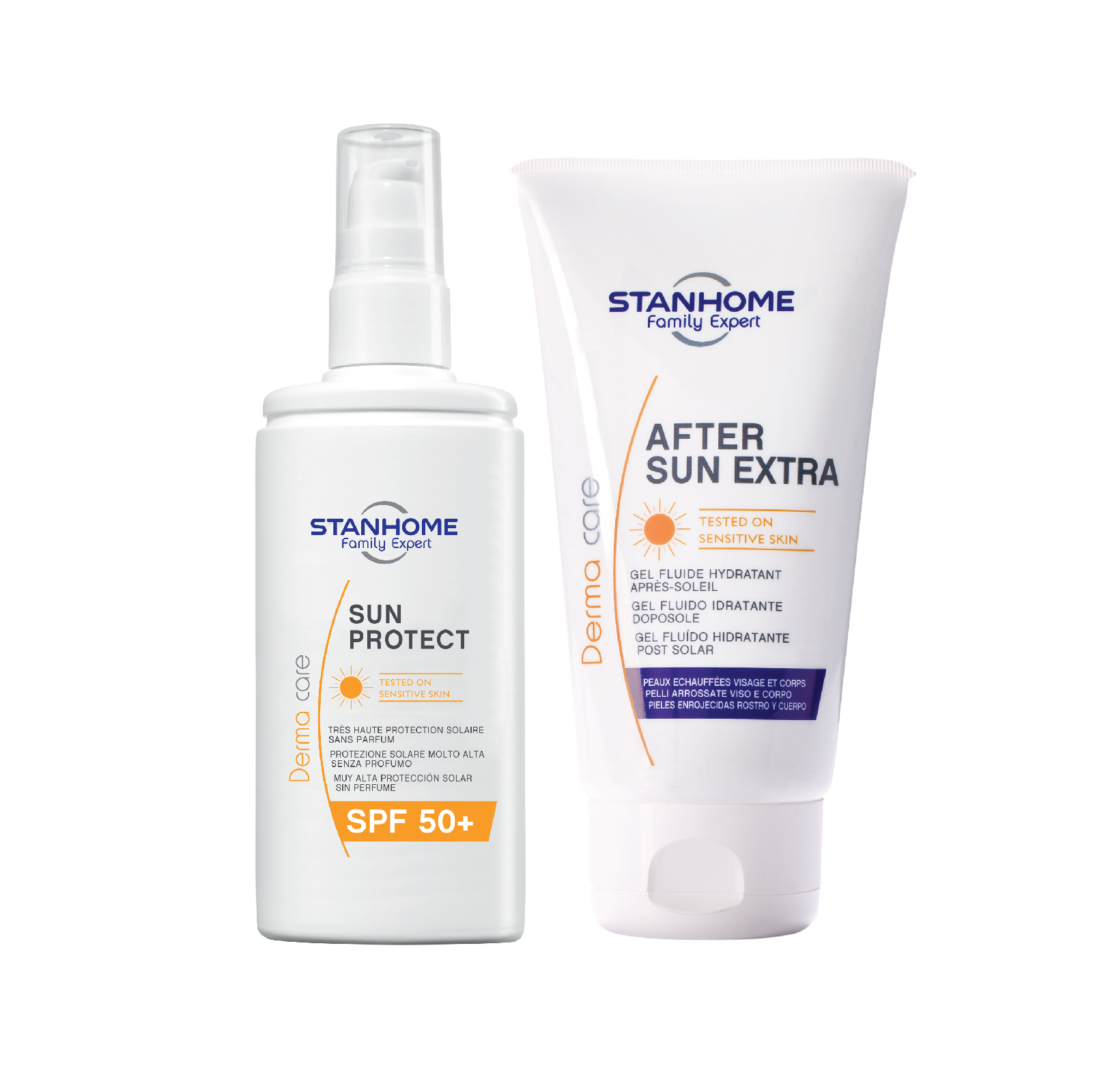 Combo Kem chống nắng Sun Protect SPF50+ 125ml và Kem dưỡng phục hồi sau khi ra nắng After Sun Extra 150ml