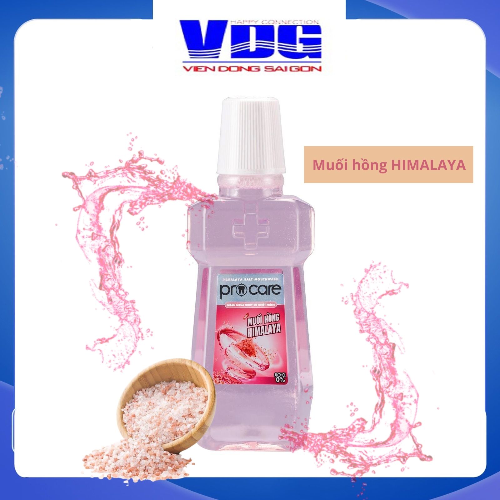 Nước súc miệng Procare muối hồng Himalaya (250ml)