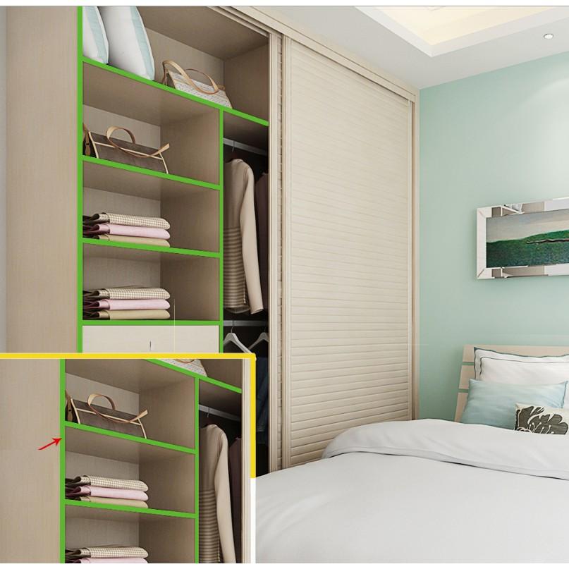 Cuộn chỉ dán viền trang trí tường XANH, ĐỎ, CAM, ĐEN 0.5cm x 50m dài