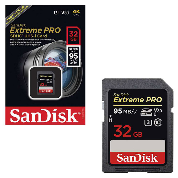 Thẻ nhớ SDHC 32GB Sandisk Extreme (Class 10)- Hàng chính hãng