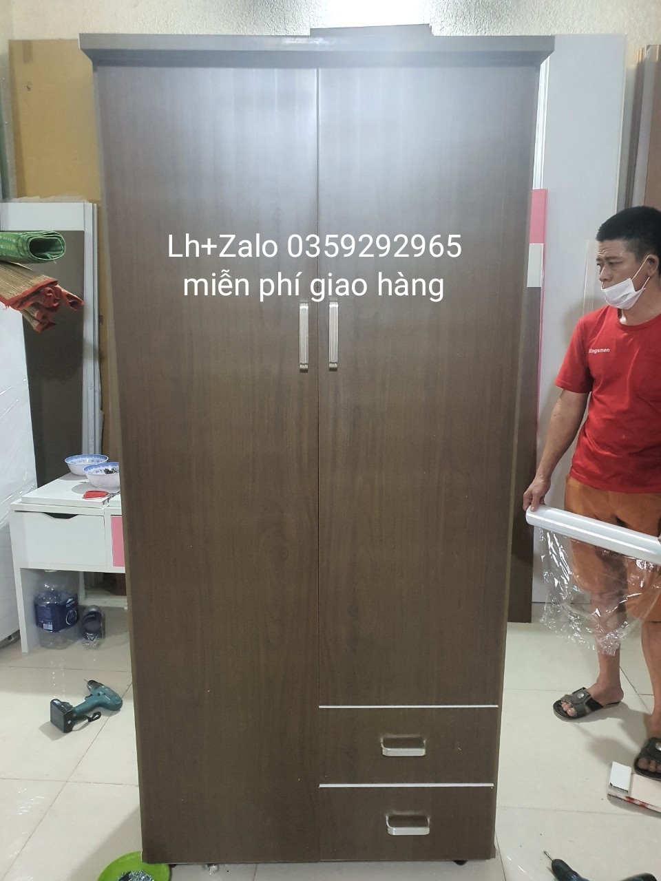 Tủ nhựa đài Loan 2 cánh