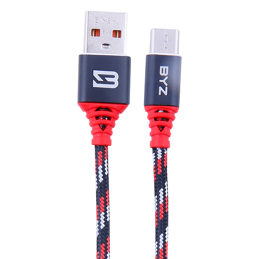 Dây Cáp Bọc Dù Cổng Type-C BYZ BL-690t - Hàng chính hãng