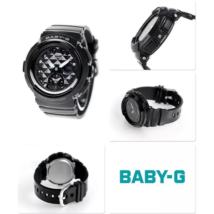 Đồng Hồ Nữ Casio Baby G BGA-195-1ADR Dây Nhựa Phiên Bản Black - Chống Nước 100m