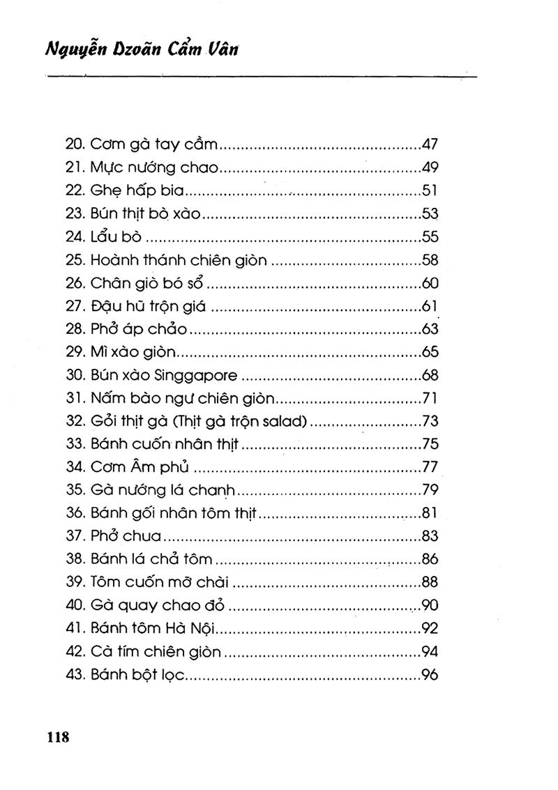 Sách 52 Món Ăn Ngày Chủ Nhật