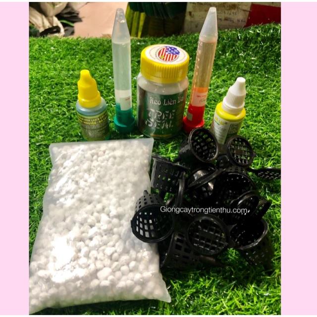 COMBO 7 LOẠI VẬT TƯ PHÂN BÓN CHẾ PHẨM TỐT CHO LAN VÀ CÂY CẢNH