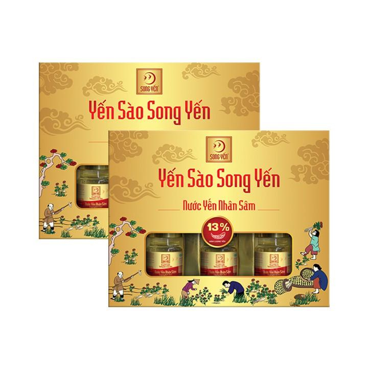Combo 2 Lốc Nước Yến Nhân Sâm Song Yến