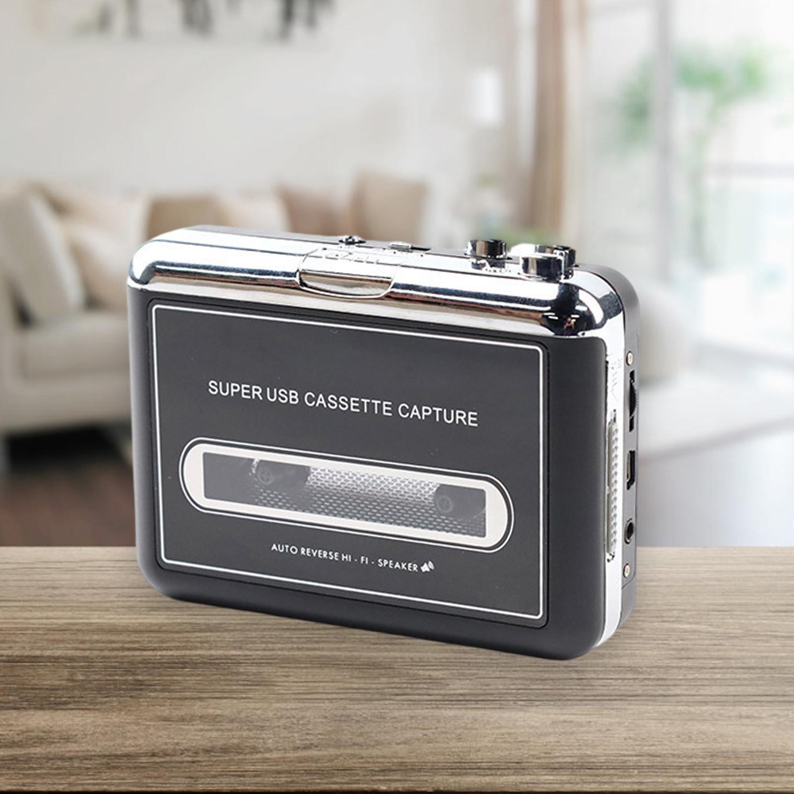 Portable USB Cassette Tape to MP3 Converter   Player