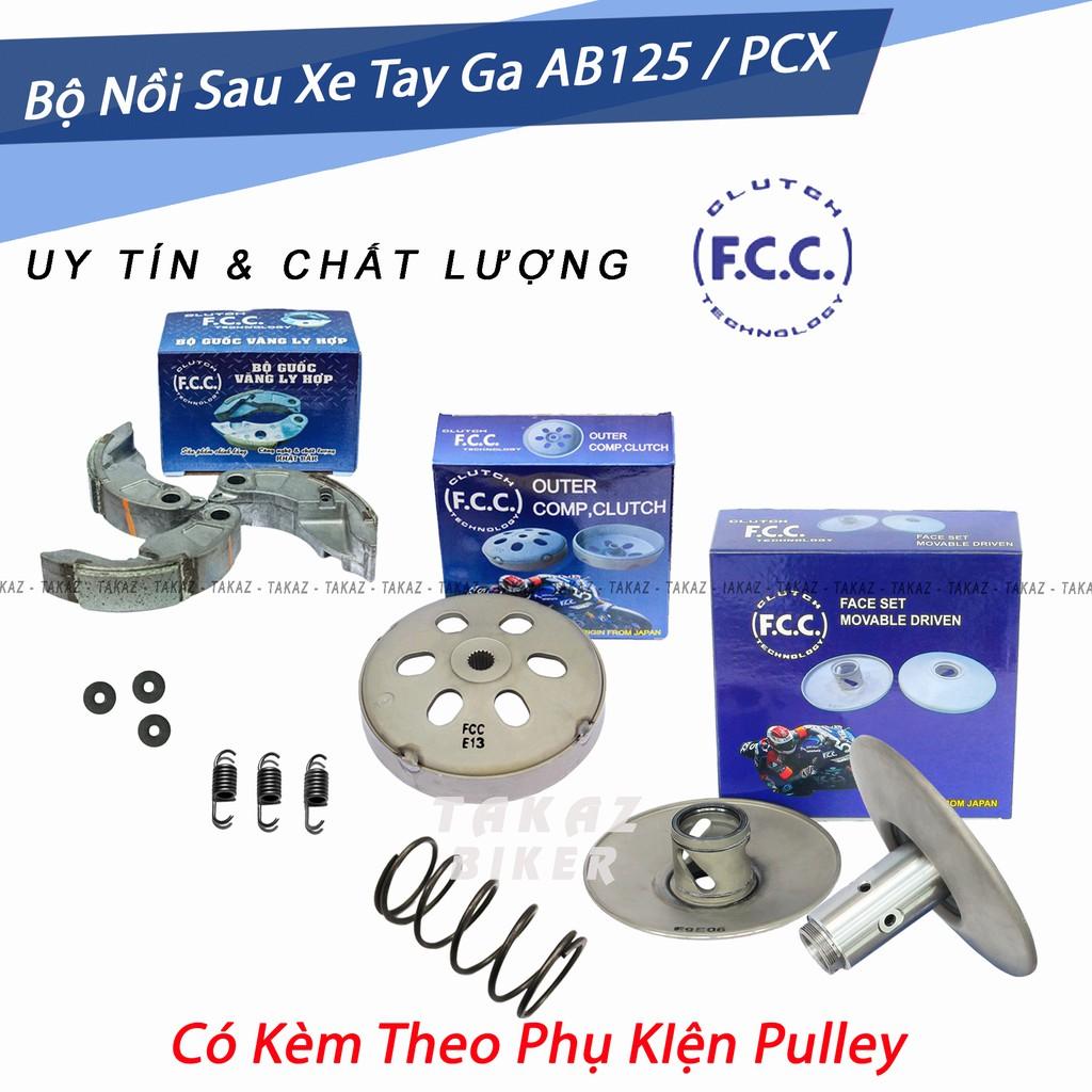 A8 Bộ Nồi Sau FCC Xe Air blade 125 - PCX Đời 2013 - Có Pulley Hàng FCC