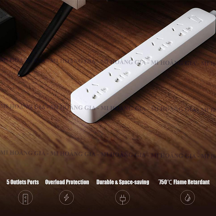 Ổ Cắm Điện Tích Hợp Sạc USB Xiaomi Mi Power Strip - Hàng Chính Hàng