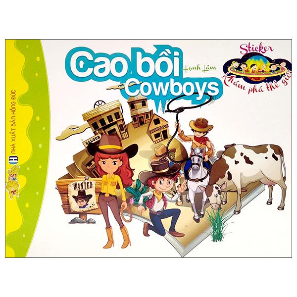 Hình ảnh Sticker Khám Phá Thế Giới - Cao Bồi Cowboys