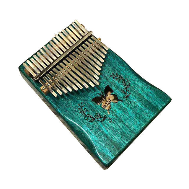 Đàn kalimba 17 phím MUSPOR -M17525 Bươm bướm Tặng túi bảo vệ đàn , stick màu, búa chỉnh âm ,khăn lau đàn âm vang phím chuẩn