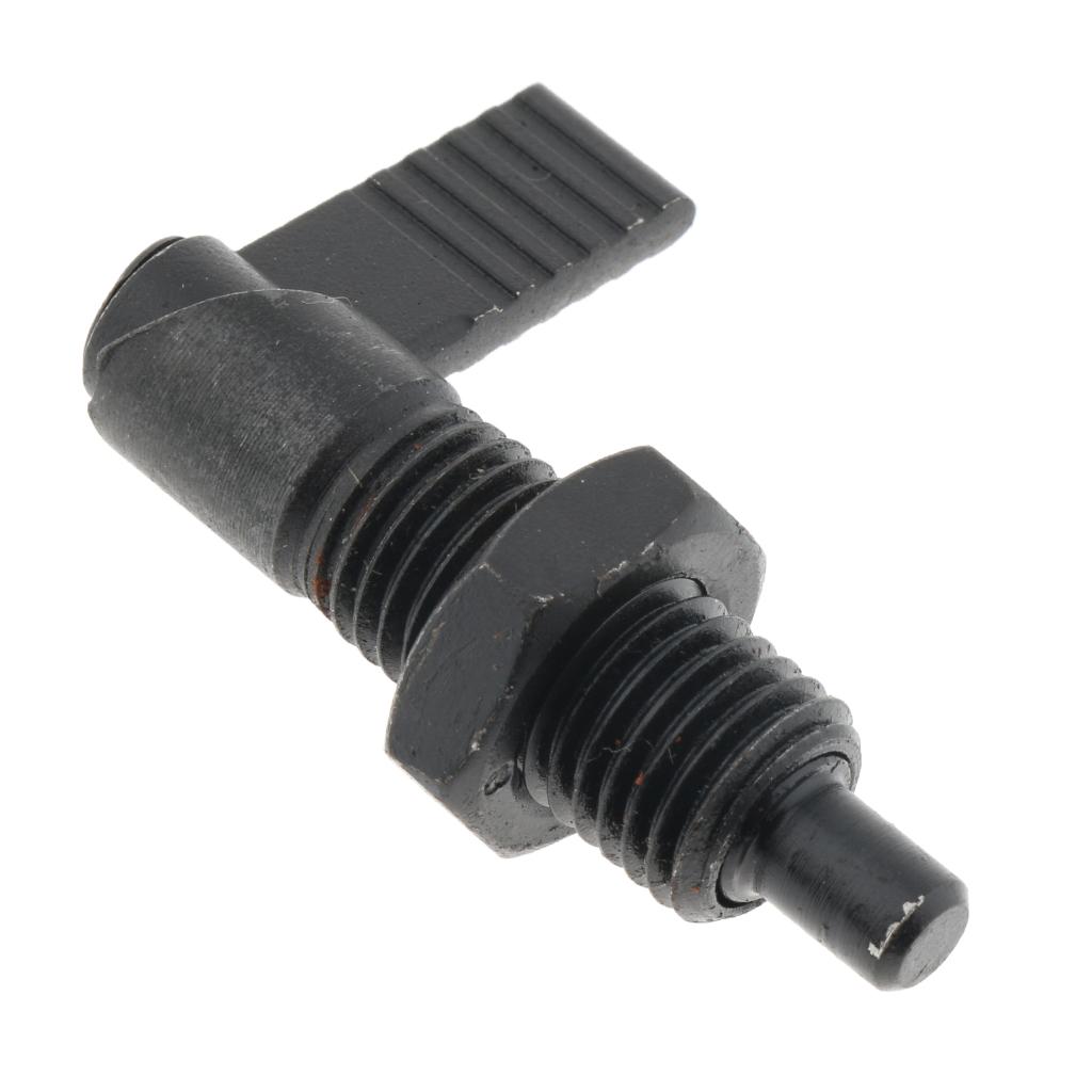 Indexing Plunger With Lock Nut, Lock-out, Steel, Thread M16 M12