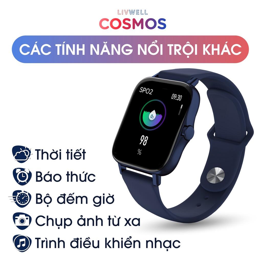 Đồng Hồ Thông Minh LivWell Cosmos - Hàng Chính Hãng - Bảo Hành 12 Tháng 1 Đổi 1 - BLUE