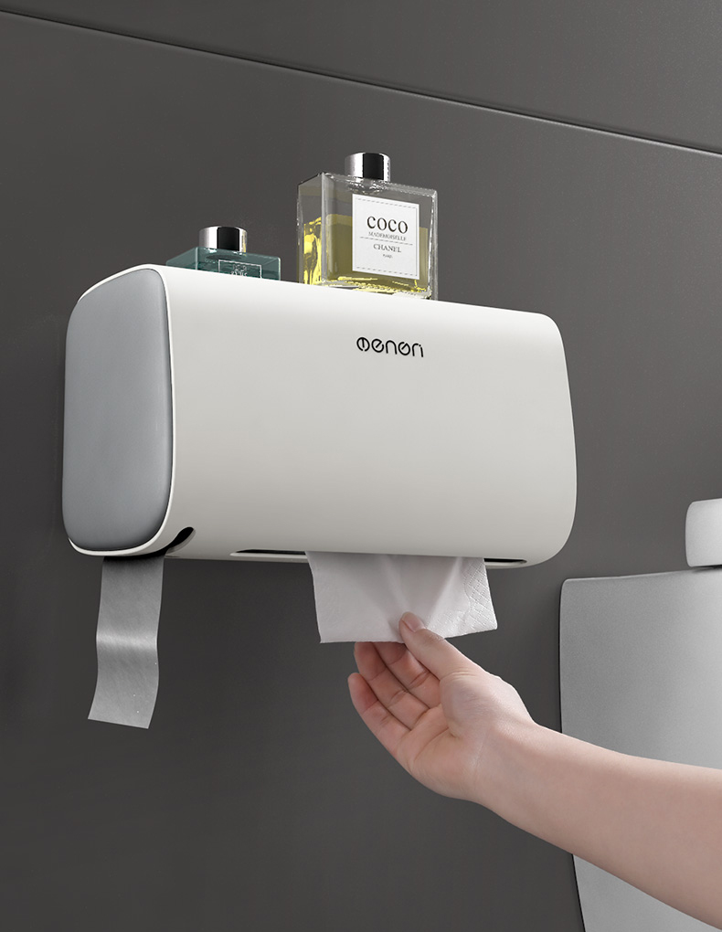 Hộp Đựng Giấy OENON Cao Cấp có thêm ngăn chứa đồ tiện lợi, Hộp Đựng giấy đa năng - OEH02