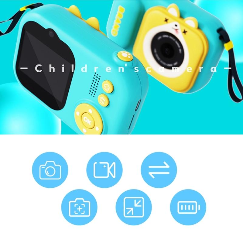 Máy ảnh kỹ thuật số S11 Kid Máy quay video 4800W Pixels 1920x1080P dành cho trẻ em 3-12 tuổi Hỗ trợ truyền dữ liệu Màu sắc: PK