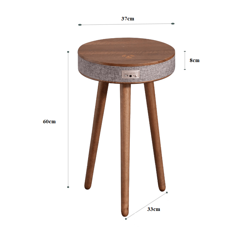 Bàn Góc Sofa Công Nghệ Sạc Không Dây Kết Hợp Loa Siêu Trầm HI-END Decor