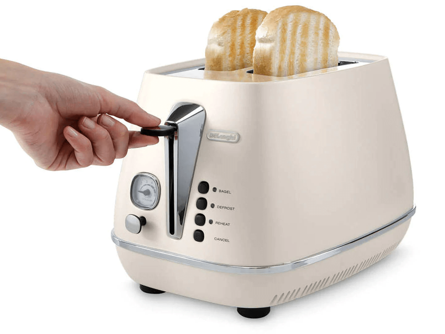 Bộ máy pha cà phê Delonghi Espresso kèm máy làm bánh mì, bình siêu tốc - Thương hiệu Ý - Hàng chính hãng