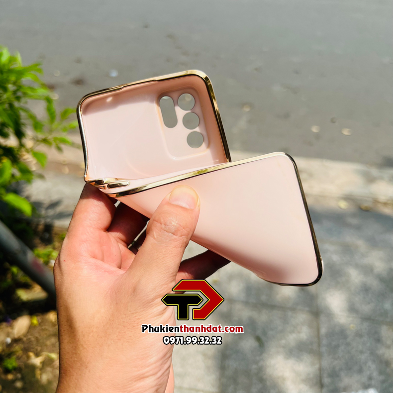 Ốp lưng cho OPPO Reno6 Z 5G silicone dẻo màu viền xi