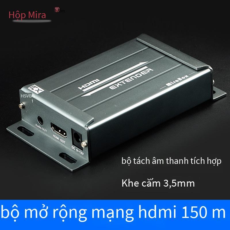 Đảm bảo chất lượng Cáp mạng HDMI sang RJ45 Bộ mở rộng mạng Cat5e 120 mét Bộ chia âm thanh hdmi sang 3.5mm