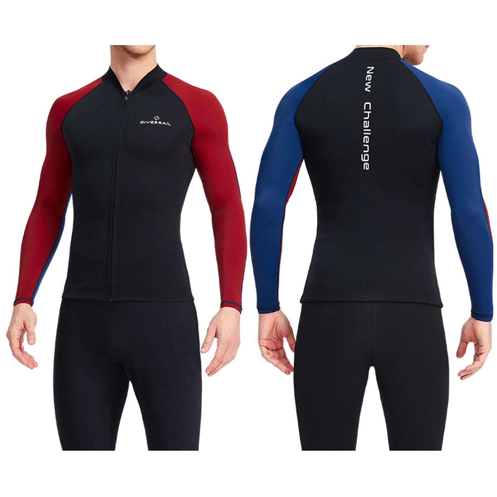 Men Women Quick   Jacket Wetsuit Swim Wet Surf Snorkeling  Top