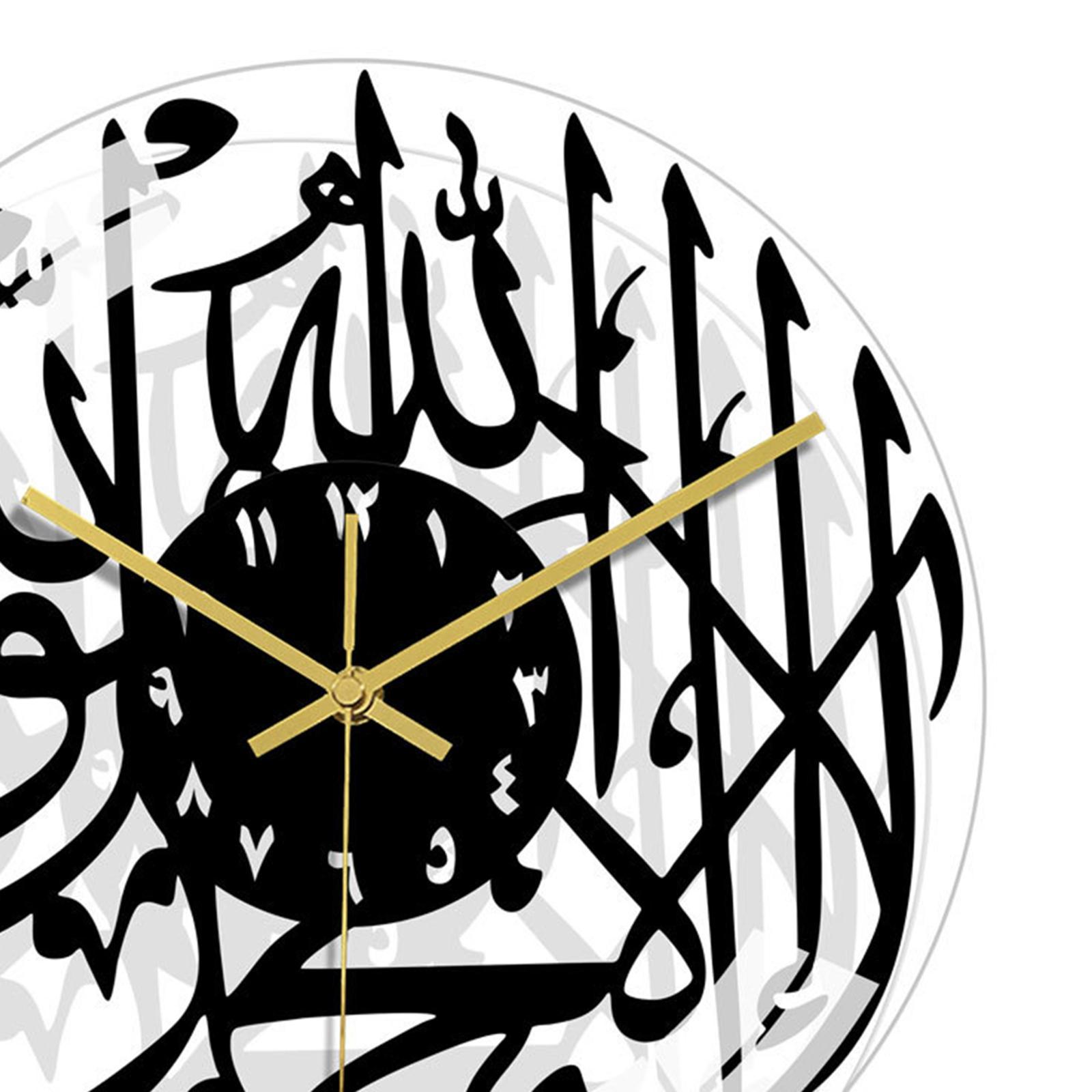 Acrylic Wall Clock Silent Clock Living Room Home Decor