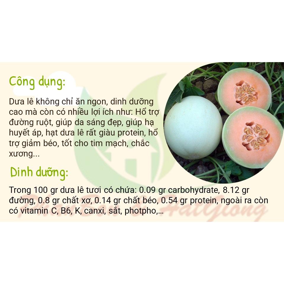 Hạt Giống Dưa Lê Siêu Trái Siêu Ngọt Hồng Kim Long F1 383 - Phú Nông Seeds - - Shop Phân Bón và Hạt Giống