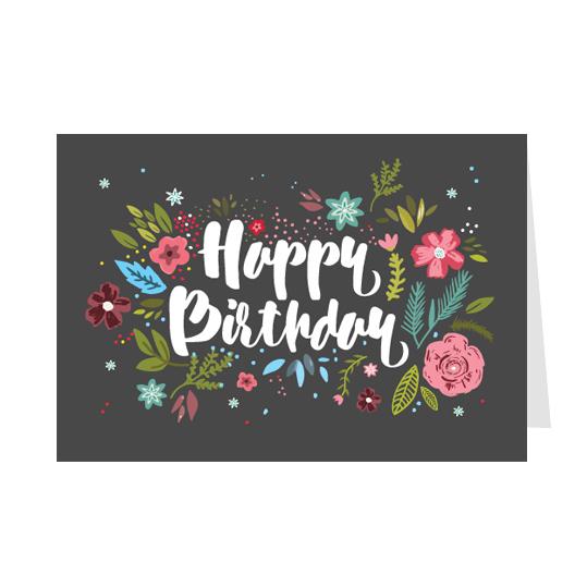 Thiệp sinh nhật Birthday - Thiệp Grey 10x15cm - 10BD33